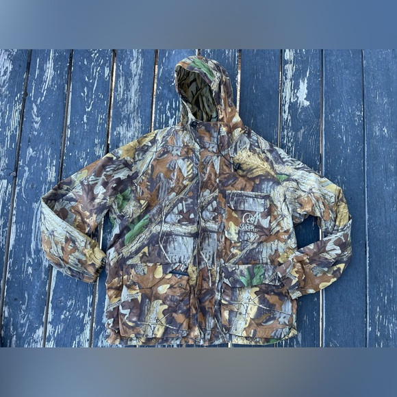 Ducks Unlimited GoreTex Teflon REVERSIBLE Hunting Jacket L XL Wetland/Timber - Picture 5 of 15